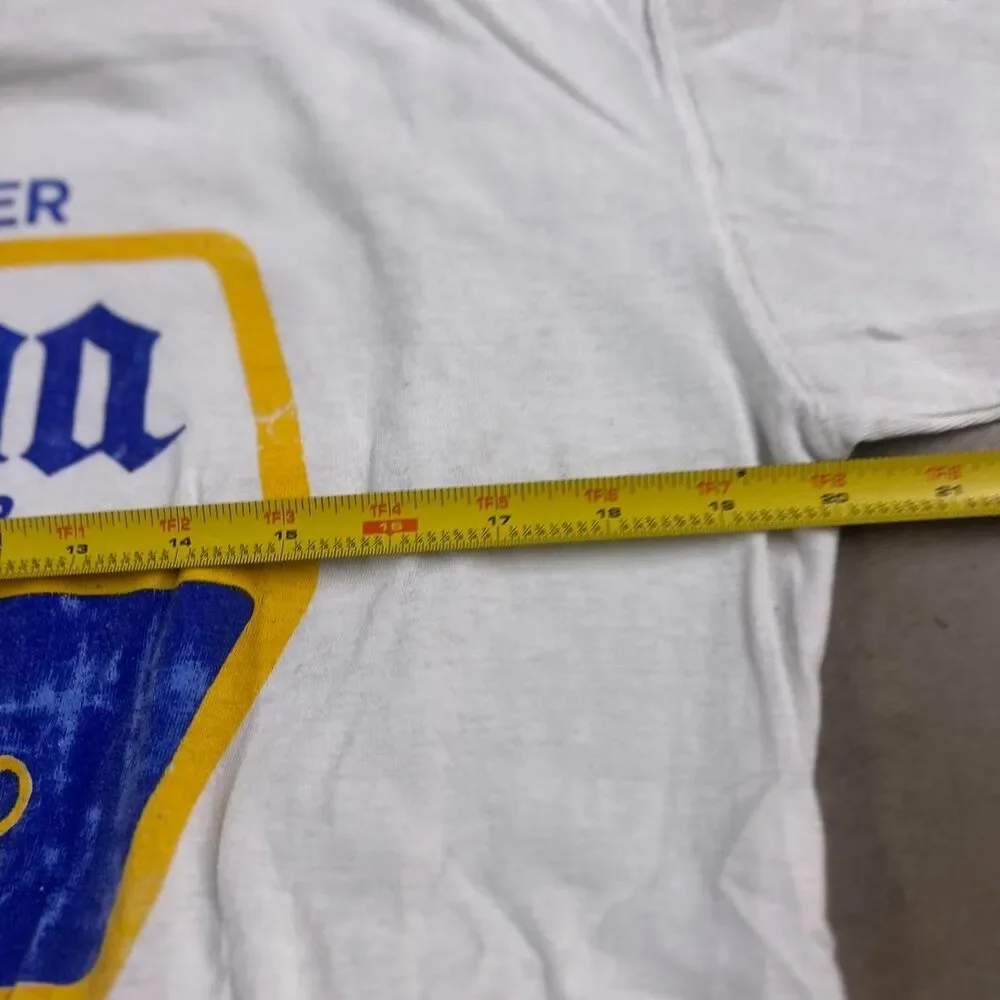 Vintage 90s Corona Beer Beach Club mens white t-shirt